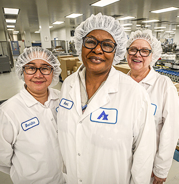 Apotex employees in factory